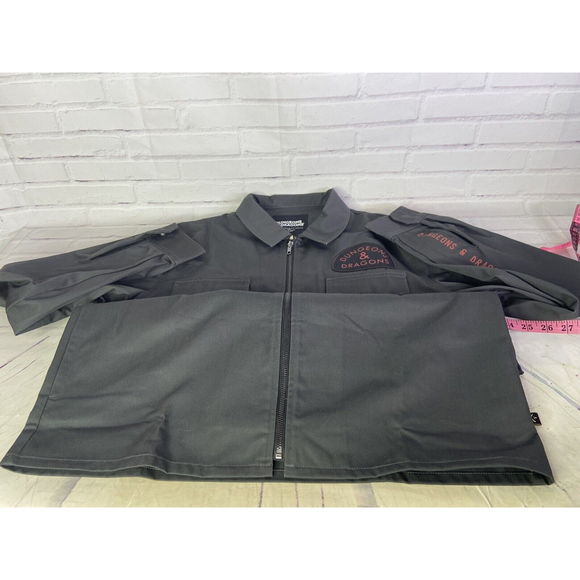 Dungeons And Dragons D&D Warduke Evil Fighter Full Zip Shirt Jacket Mens Size L - Picture 9 of 12